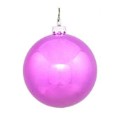 Shatterproof Red Hot Holographic Glitter Christmas Ball Ornament 8 inch (200mm)