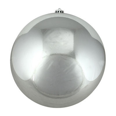 Shiny Silver Shatterproof Christmas Ball Ornament 6'' (150mm)