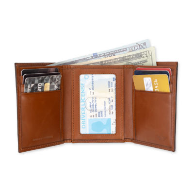 Dockers Rfid Trifold W/ Bill Divider Mens Trifold Wallets