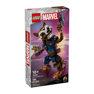 LEGO Marvel Rocket & Baby Groot Guardians of the Galaxy Building Set (566 Pieces)