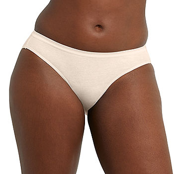 Hanes Women's Cotton Bikini Panties Multi-Packs, 10 Pack-Black, 8