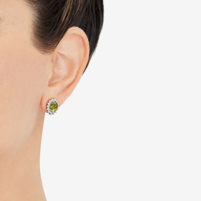 Genuine Green Peridot Sterling Silver Star 2-pc. Jewelry Set