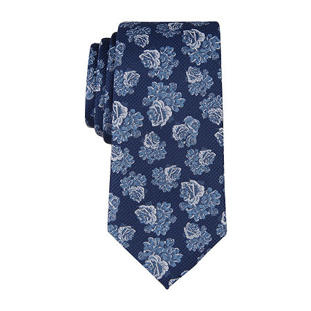 Collection By Michael Strahan Goldes Floral Tie, One Size, Blue