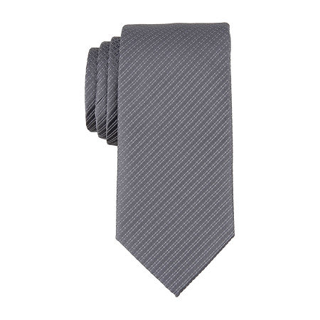 Collection By Michael Strahan Broshar Texture Tie, One Size, Gray