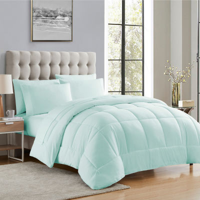 Sweet Home Collection Luxury Solid Midweight Down Alternative Comforter Set