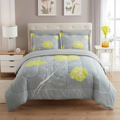 Southern Living Loden Printed Floral Comforter Mini Set