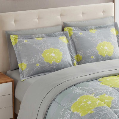 Southern Living Loden Printed Floral Comforter Mini Set