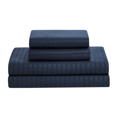 Sweet Home Collection Dobby Stripe Midweight Down Alternative Comforter Set