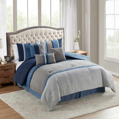 Sweet Home Collection Winston Suede 7-pc. Midweight Down Alternative Comforter Set