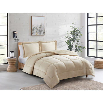 Sweet Home Collection Dante Sherpa 3-pc. Midweight Down Alternative Comforter Set