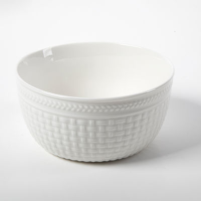 Martha Stewart Basketweave 12-pc. Ceramic Dinnerware Set