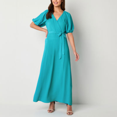 Danny & Nicole Short Sleeve Maxi Dress