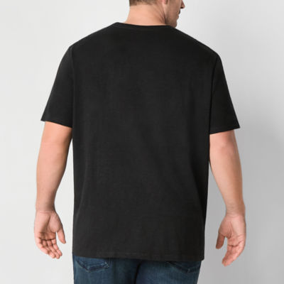 mutual weave Big and Tall Mens Crew Neck Short Sleeve Pocket T-Shirt