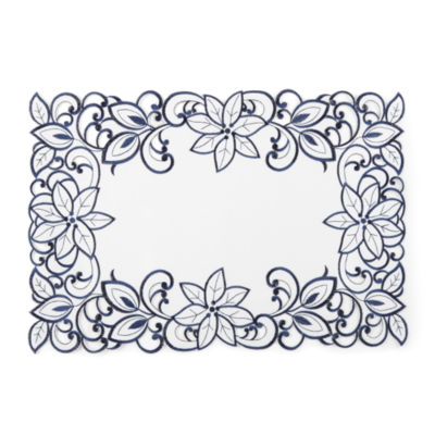 Homewear Olean Scroll Embroidered Placemat