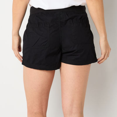 St. John's Bay Womens Mid Rise Stretch Fabric Soft Short