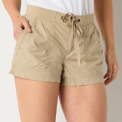 St. John's Bay Womens Mid Rise Stretch Fabric Soft Short