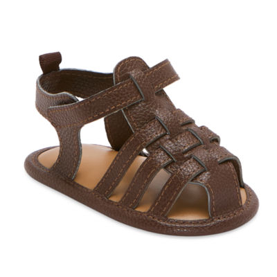 Stepping Stone Infant Boys Strap Sandals, Color Brown JCPenney