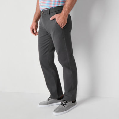 St. John's Bay Stretch Chino Mens Straight Fit Flat Front Pant