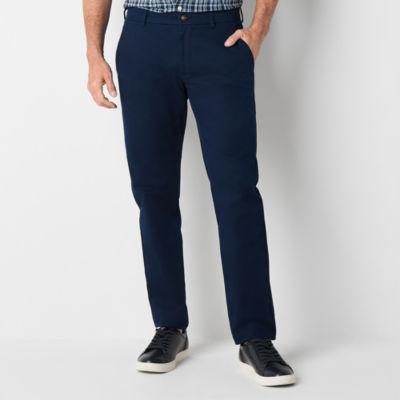 St. John's Bay Stretch Chino Mens Slim Fit Flat Front Pant
