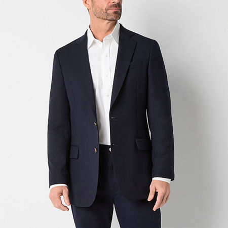 Stafford Mens Classic Fit Sport Coat, 54 Regular, Blue