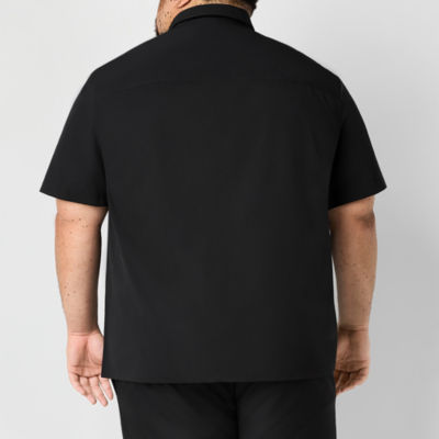 Stylus Mens Short Sleeve Classic Fit Big and Tall Button-Down Shirt