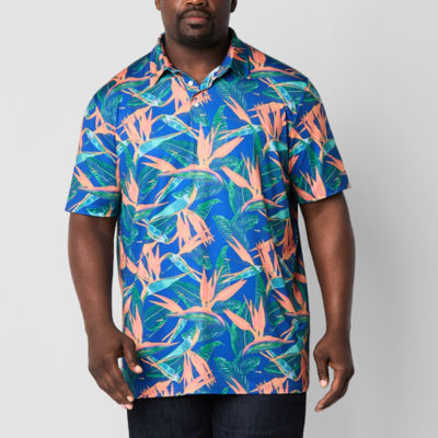 St. John's Bay Performance Big and Tall Mens Classic Fit Short Sleeve Polo Shirt