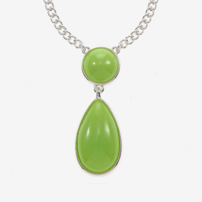 Liz Claiborne Womens 17 Inch Pendant Necklace