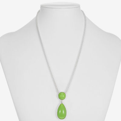 Liz Claiborne Womens 17 Inch Pendant Necklace