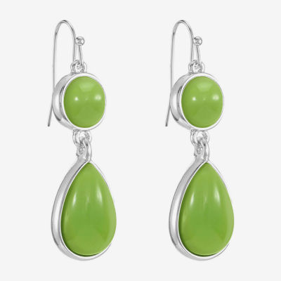 Liz Claiborne Womens Drop Earrings