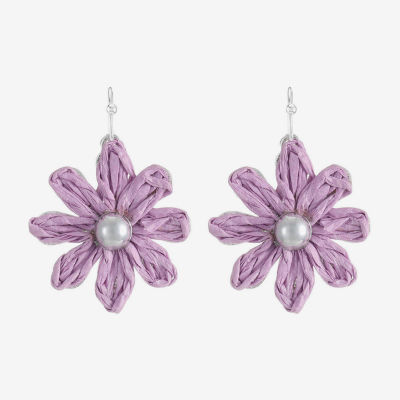 Liz Claiborne 20mm Flower Stud Earrings