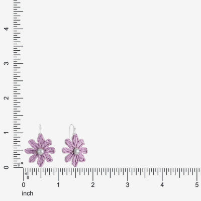 Liz Claiborne 20mm Flower Stud Earrings