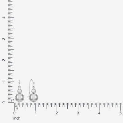 Liz Claiborne Womens Round Drop Earrings