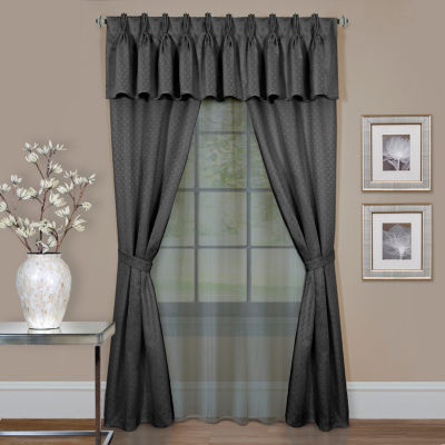 Claire Rod Pocket Light-Filtering Curtain Panel
