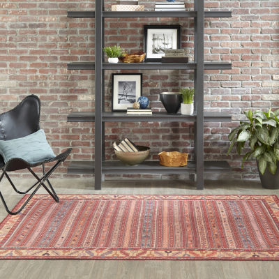 Momeni Afshar 5 Striped Indoor Rectangular Accent Rug