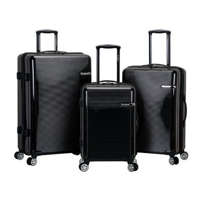 Rockland Polycarbonate Abs Upright 3pc. Hardside Lightweight Luggage