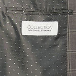 Collection by Michael Strahan  Mens Windowpane Stretch Classic Fit Suit Jacket