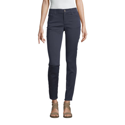 Liz Claiborne Womens Sara Mid Rise Slim Fit, Skinny Leg Jean