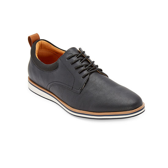 JF J.Ferrar Mens Founder Oxford Shoes, Color: Black - JCPenney