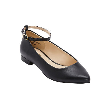  Womens > shoes > Ballet Flats-Liz Claiborne Womens Calico Pointed Toe Ballet Flats