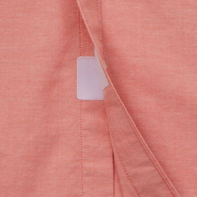 mutual weave Mens Easy-on + Easy-off Short Sleeve Classic Fit Big and Tall Button-Down Shirt