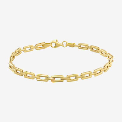 14K Gold / Inch Solid Link Chain Bracelet