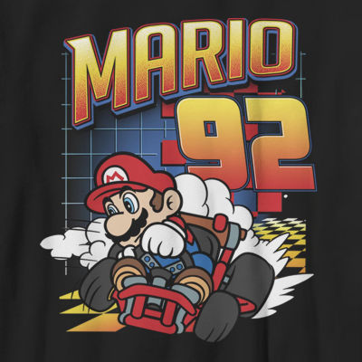 Little & Big Boys Mario Kart Crew Neck Short Sleeve Super Graphic T-Shirt