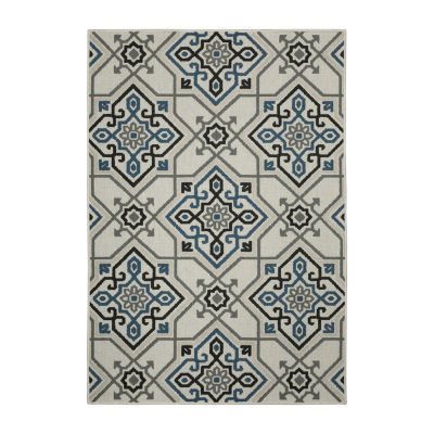 Covington Home Trieste Star Medallion Indoor Outdoor Rectangular Area Rug