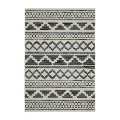 Covington Home Trieste Tribal Geometric Indoor Outdoor Rectangular Area Rug