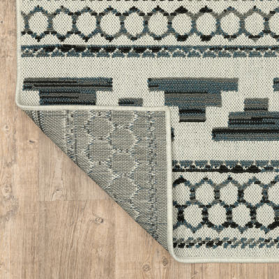 Covington Home Trieste Tribal Geometric Indoor Outdoor Rectangular Area Rug