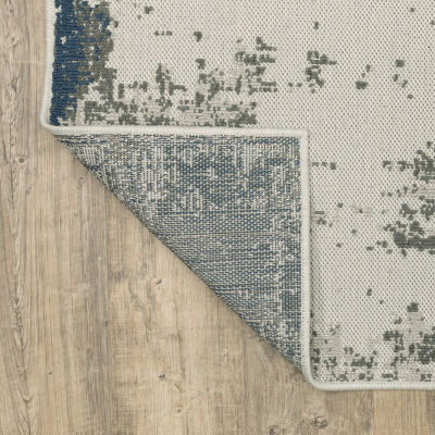 Covington Home Trieste Distressed Abstract Indoor Outdoor Rectangular Area Rug