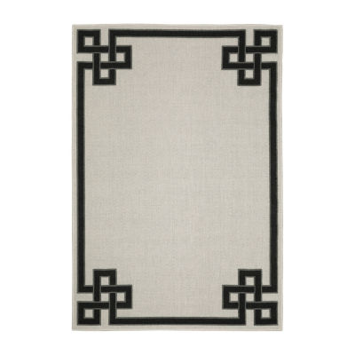 Covington Home Trieste Classic Bordered Indoor Outdoor Rectangular Area Rug