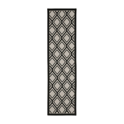 Covington Home Trieste Dble Diamond Indoor Outdoor Rectangular Runner