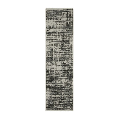 Covington Home Trieste Etching Abstract Indoor Outdoor Rectangular Runner