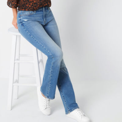 a.n.a Tall Womens High Rise Bootcut Jean